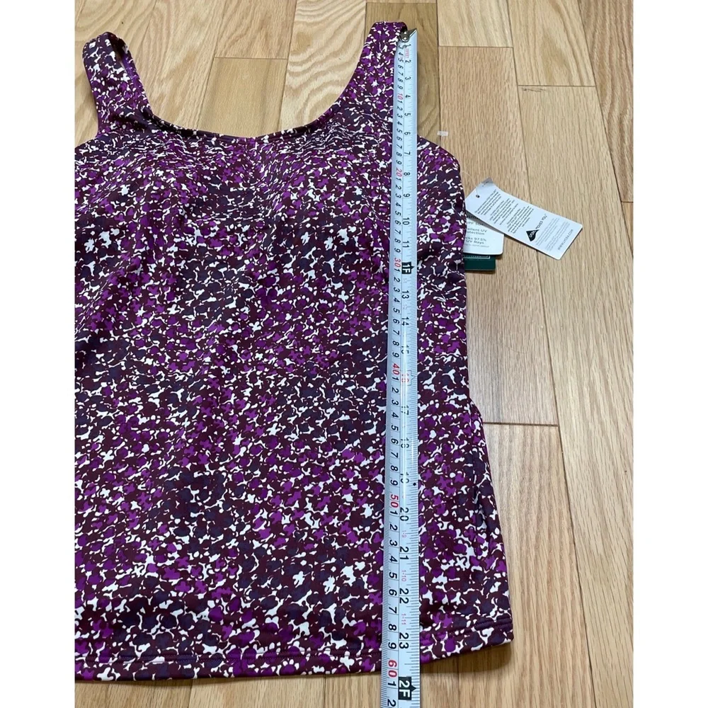 L.L. Bean Scoopneck Tankini Top NWT
